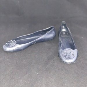 Tory Burch Reva Jelly Flats - Navy Blue